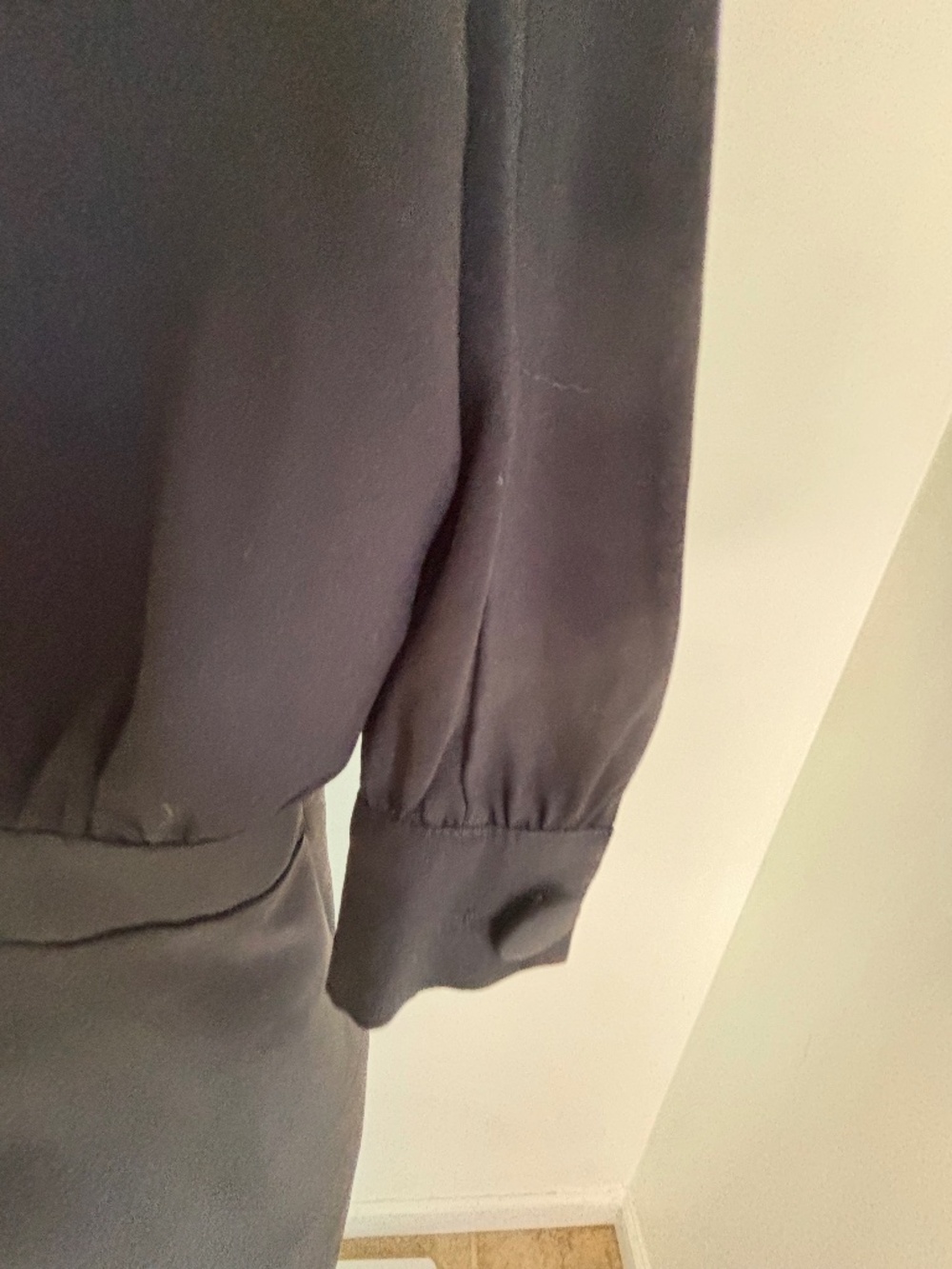 ASOS Black Draped Midi Dress | Size 16 | Effortless Sophisticated Style - Picture 5 of 10